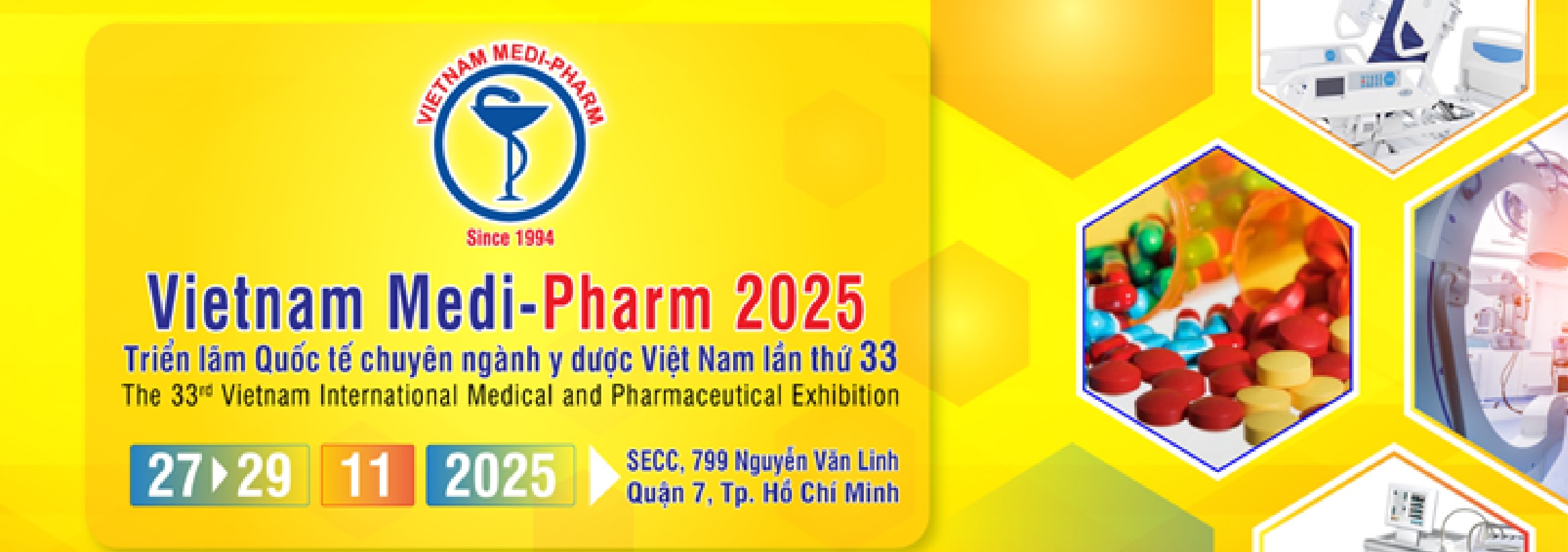 Triển lãm quốc tế chuyên ngành Y Dược Việt Nam lần thứ 33 tại HCM